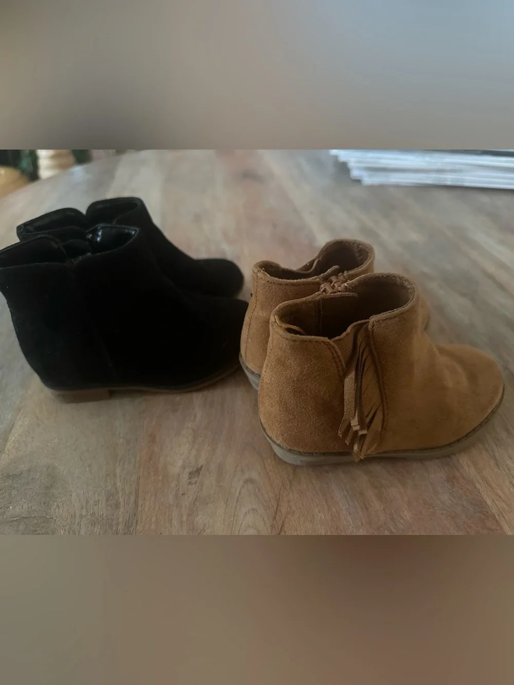 Toddler Girls Ankle Boot Bundle Size 6 | Cat & Jack & Old Navy Faux Suede